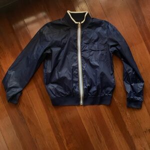 Medium navy blue Old Navy windbreaker